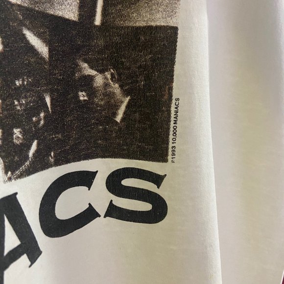 1993 VTG 10,000 MANIACS - SUMMER ‘93 Concert Tee - Picture 2 of 6